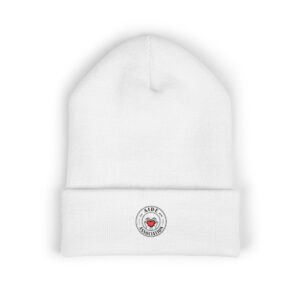 Light Classic Cuffed Beanie (Embroidery) - AIDE Logo